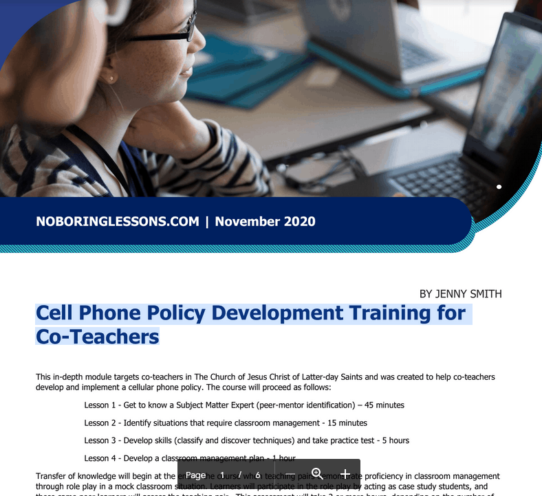 cellphonepolicytrainingcoteachers Cellular Phone Policy and Implementation Training Main