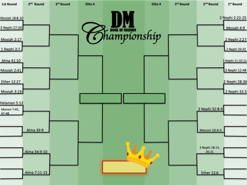 dm champ bracket Doctrinal Mastery March Madness Bracket